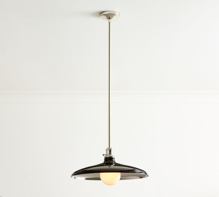 Forvara Rustic Pendant Light - Adjustable Metal Pole Lamp for Kitchen