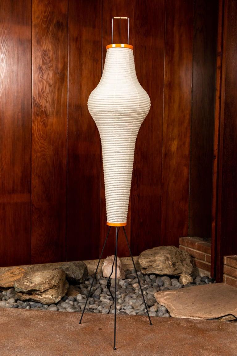 Rice Paper Floor Lamp - Bamboo Frame Soft Light for Living Room