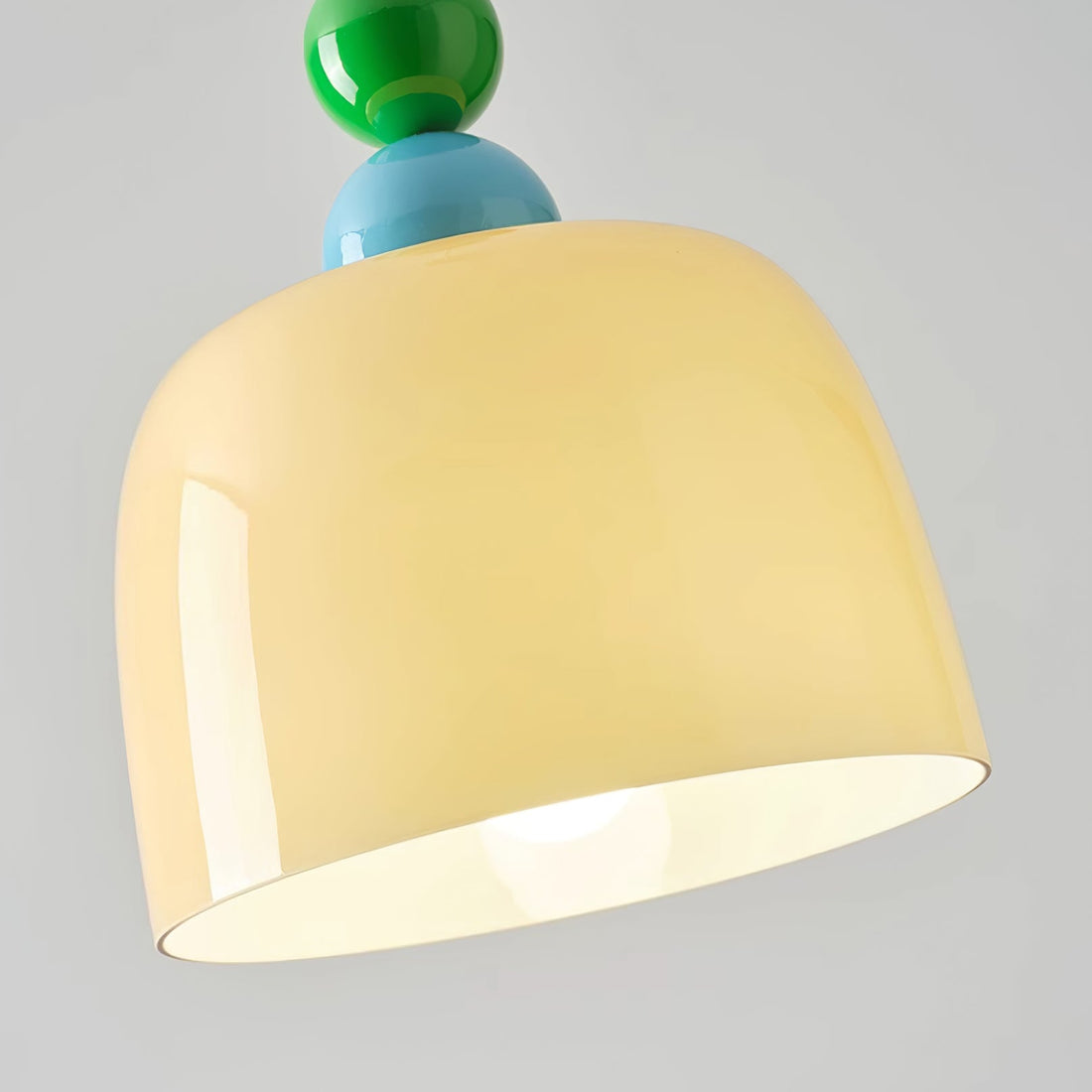 Colorful Beaded Glass Plug-In Pendant