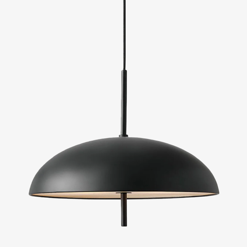 Aurelia Pendant Lamp - Sculptural Metal Frame with Sleek Shade for Dining and Entry