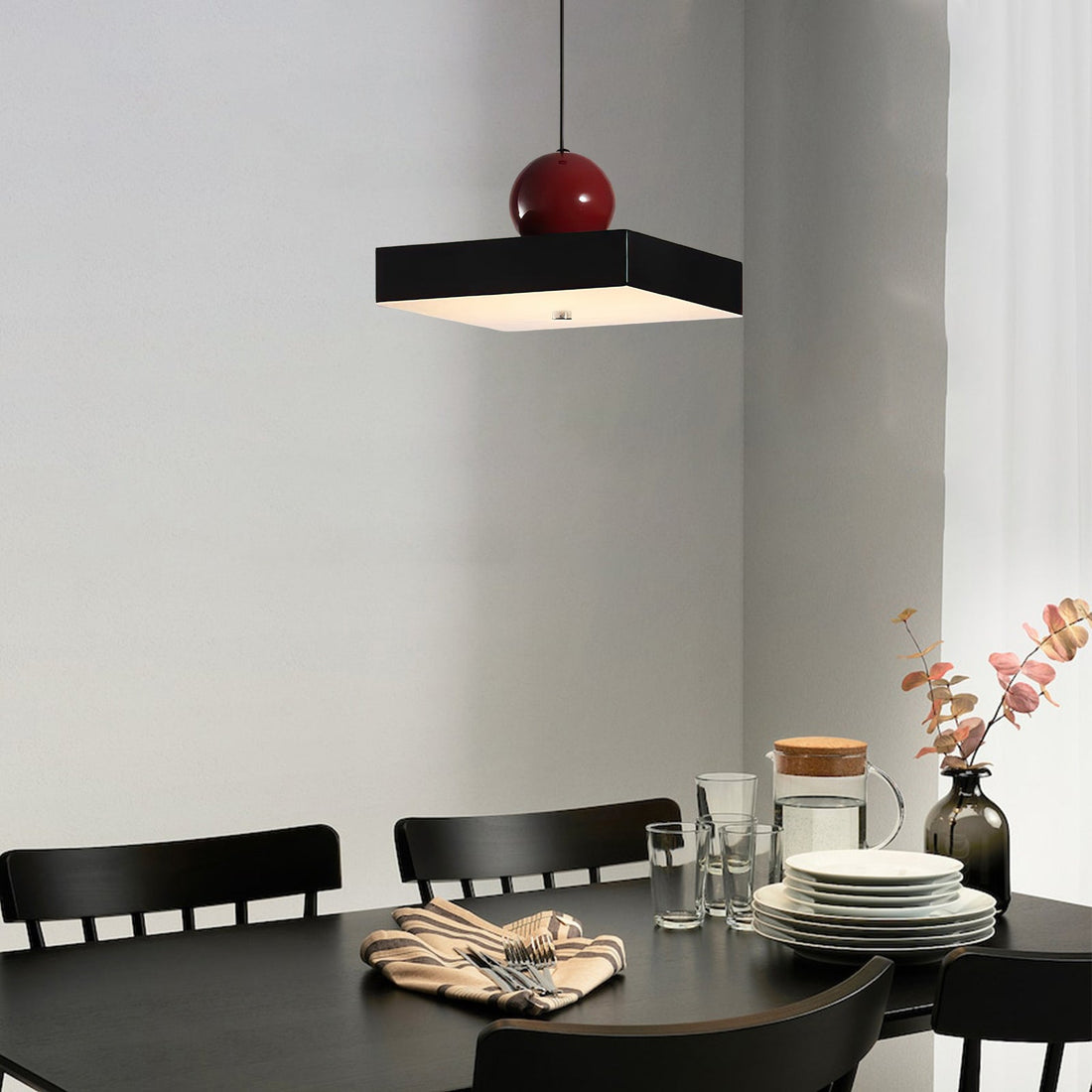 Creative Cone Pendant Light - Unique Adjustable Lighting for Bedroom