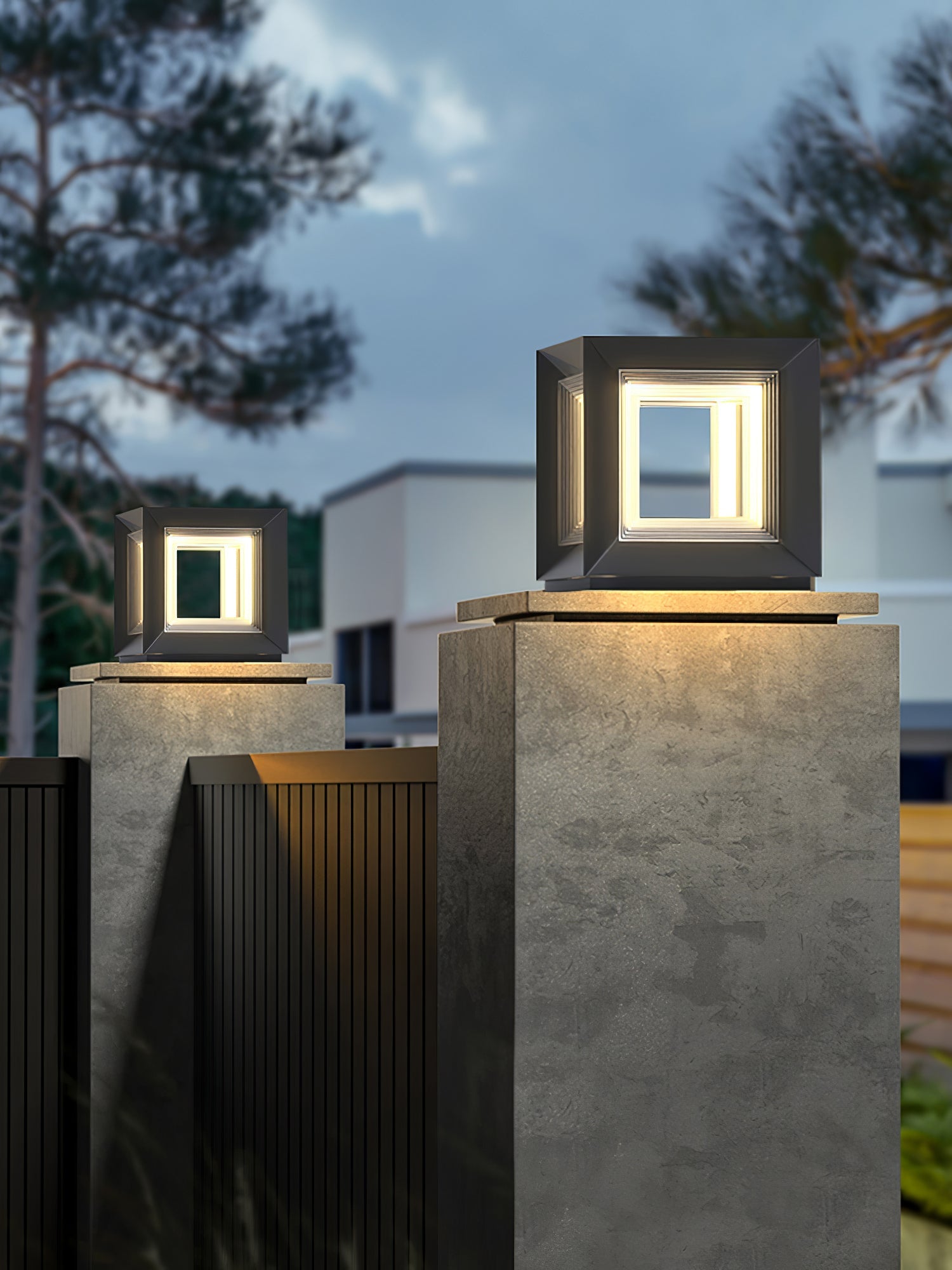 Outdoor Post Light - Waterproof LED Lamp for Garden, Patio & Pathway