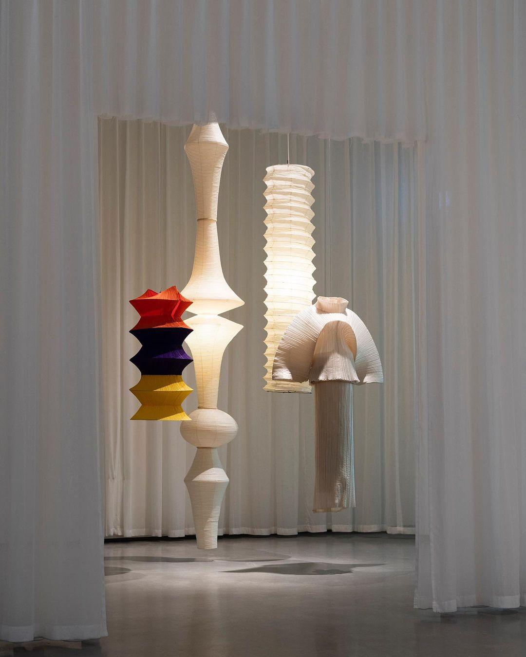 Washi Paper Pendant Light - Japanese Handcrafted Lamp for Living Room