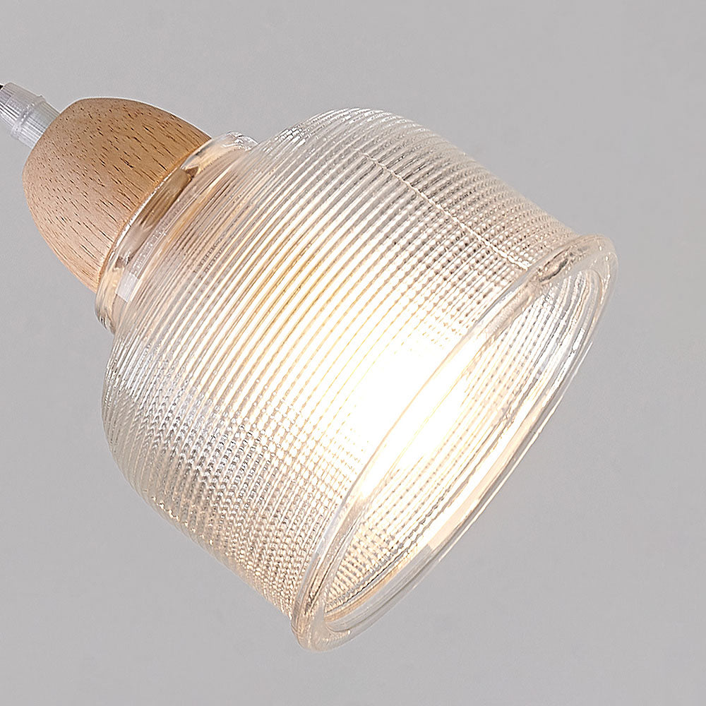 Retro Clear Glass Pendant Lights - Multiple Types for Hallway