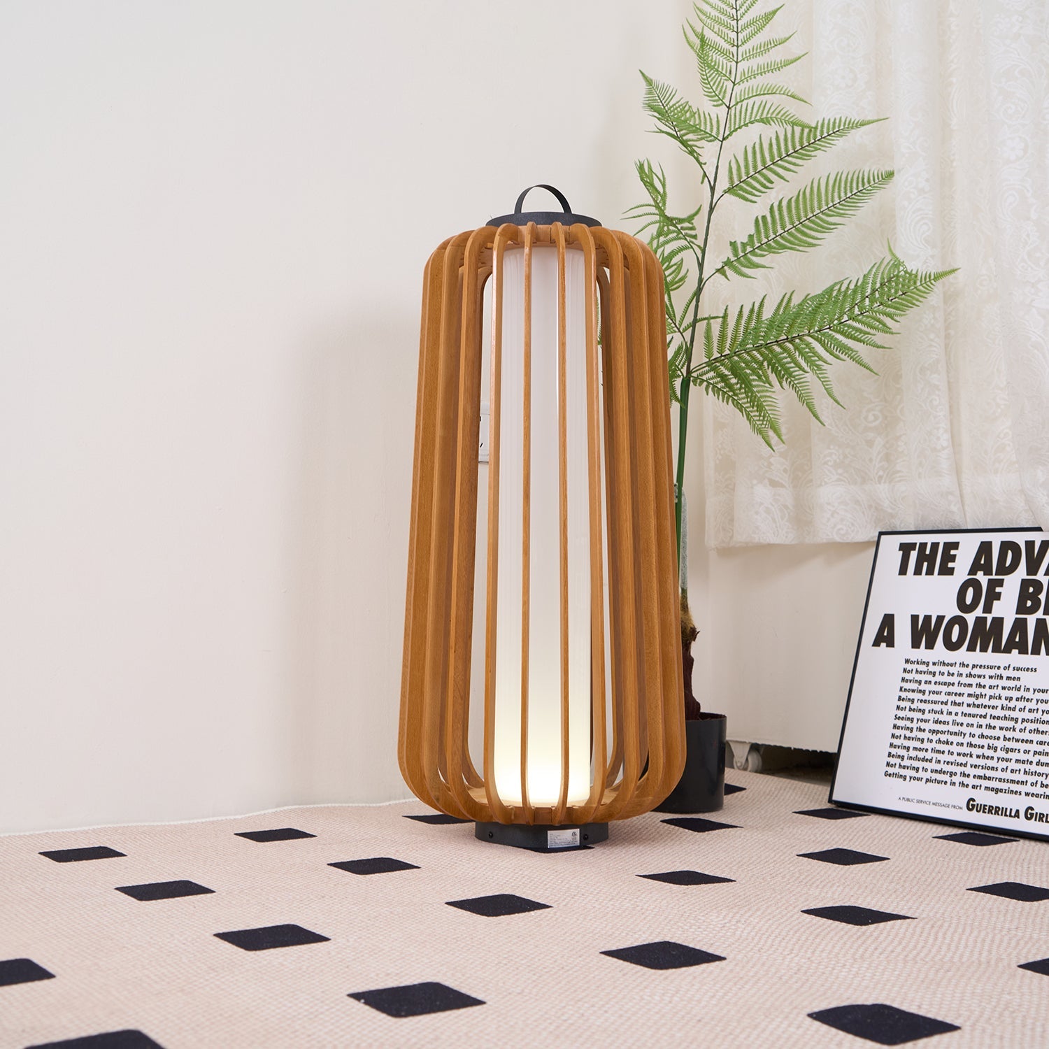 Outdoor Portable Lantern Lamp - Compact Rechargeable Light for Hiking