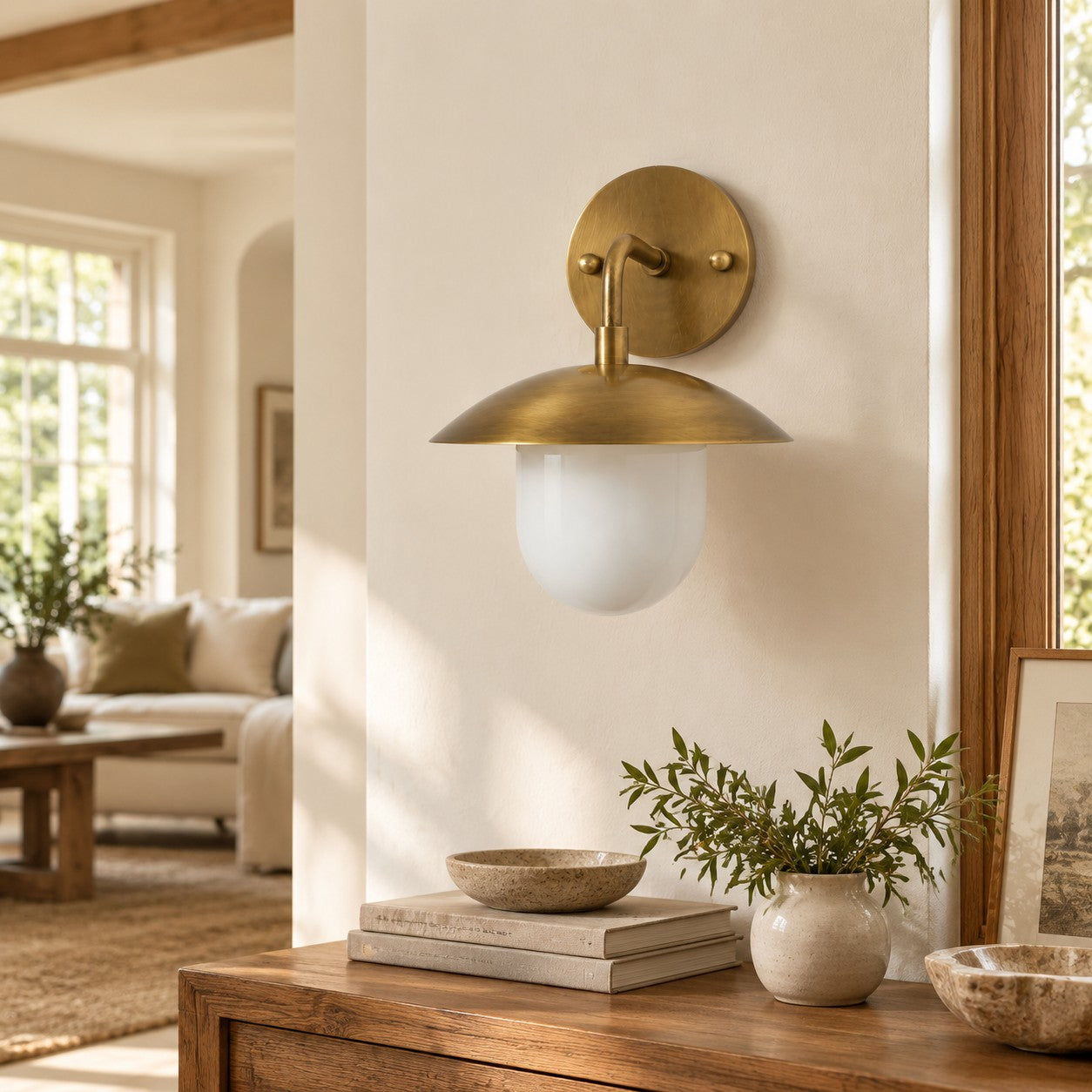 Sculptural Multi-Head Design Metal Glass Wall Light