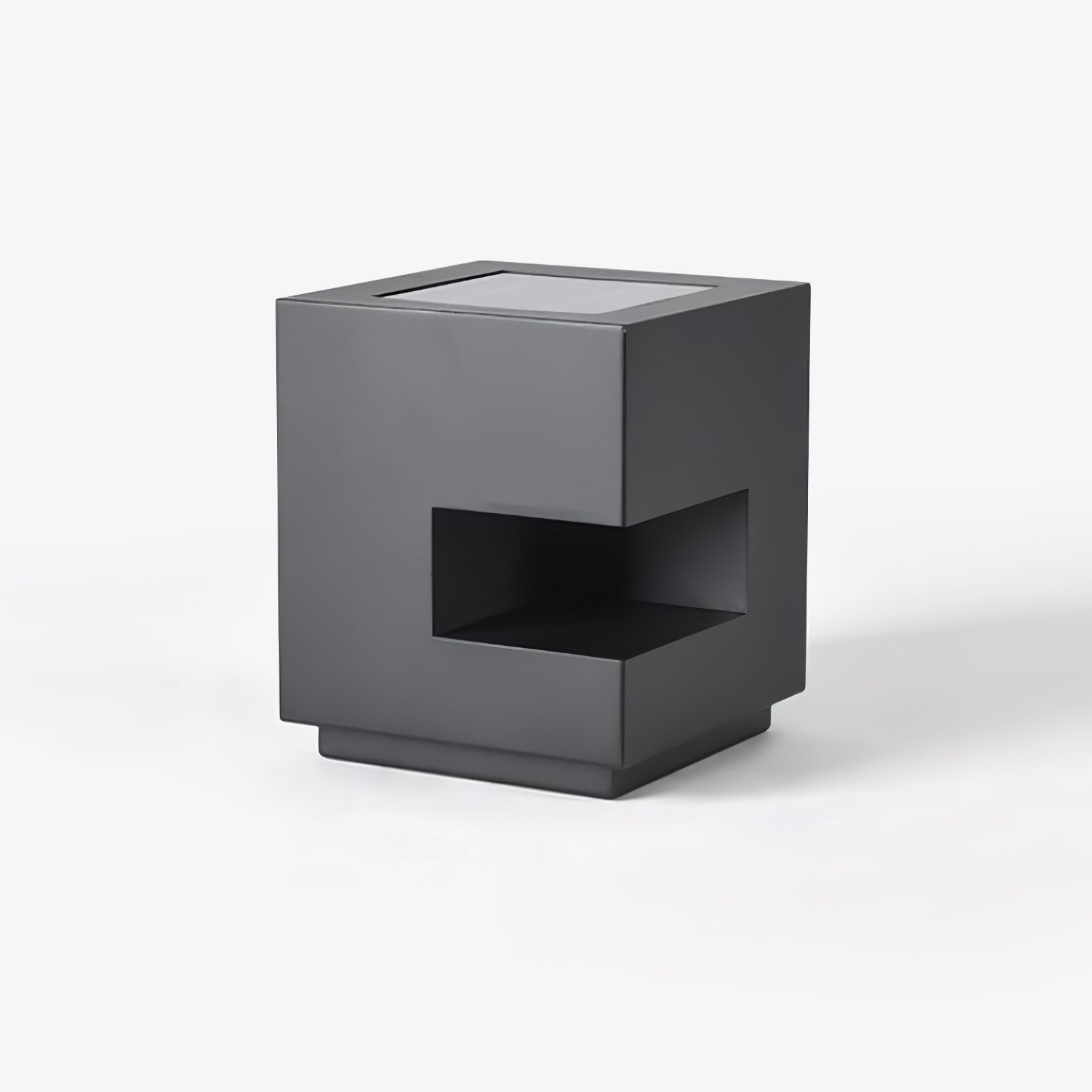 Cube Post Outdoor Light - Cube Outdoor Lamp Great for Courtyards
