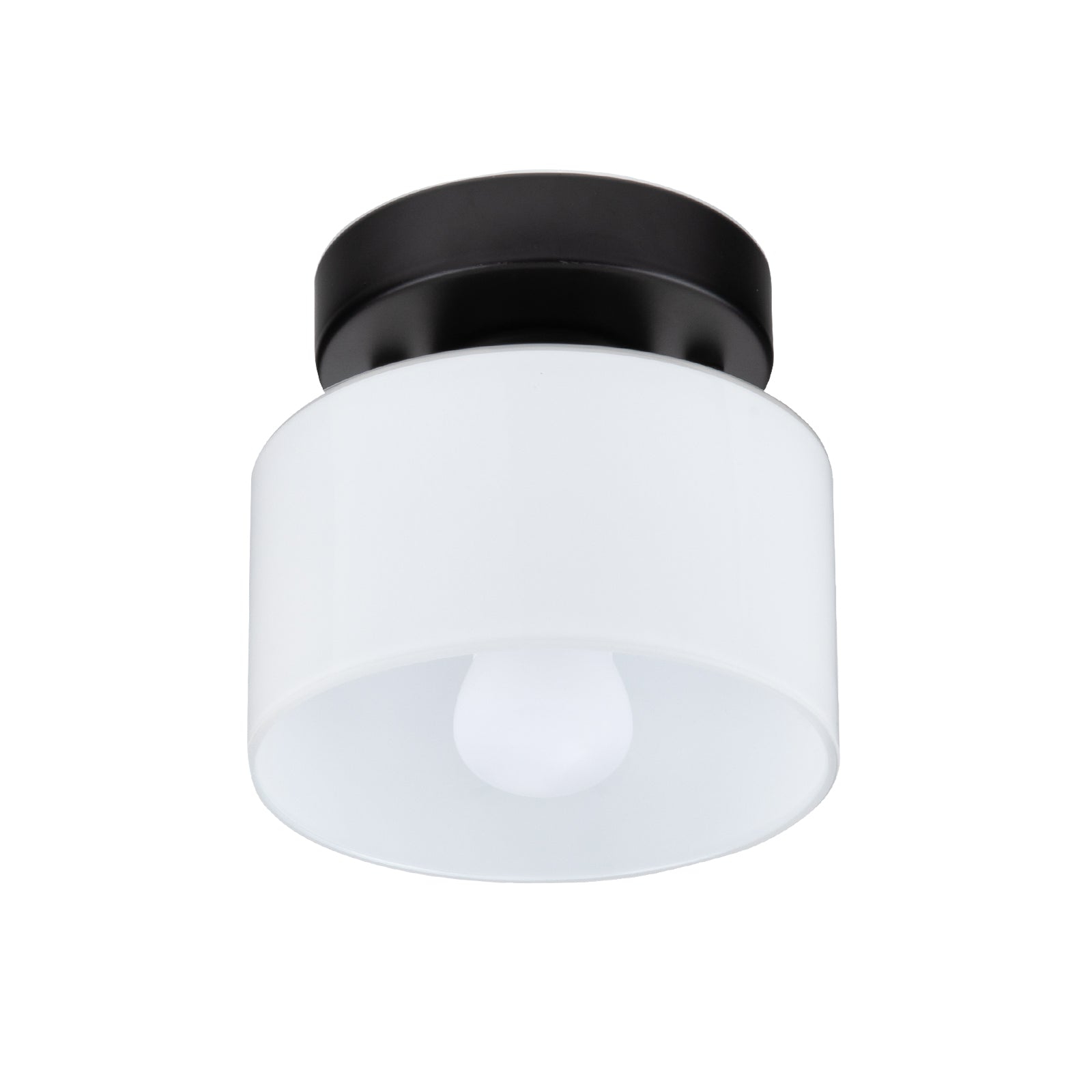 Bauhaus Glas Deckenleuchte - Minimalistische Mini Design Lampe für den Flur