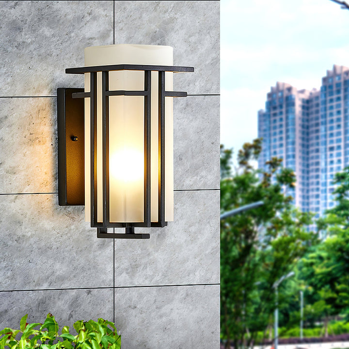 Außenwandlampe - Retro-Wandleuchte aus Eisen für die Beleuchtung von Vorder- und Hintertüren