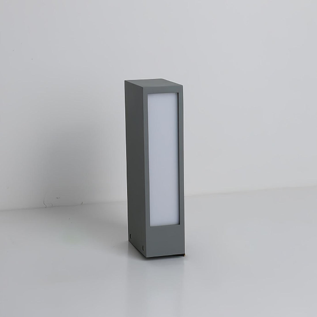 Aluminum Outdoor Post Lamp - Panel-Style Cast Lamp for Patio