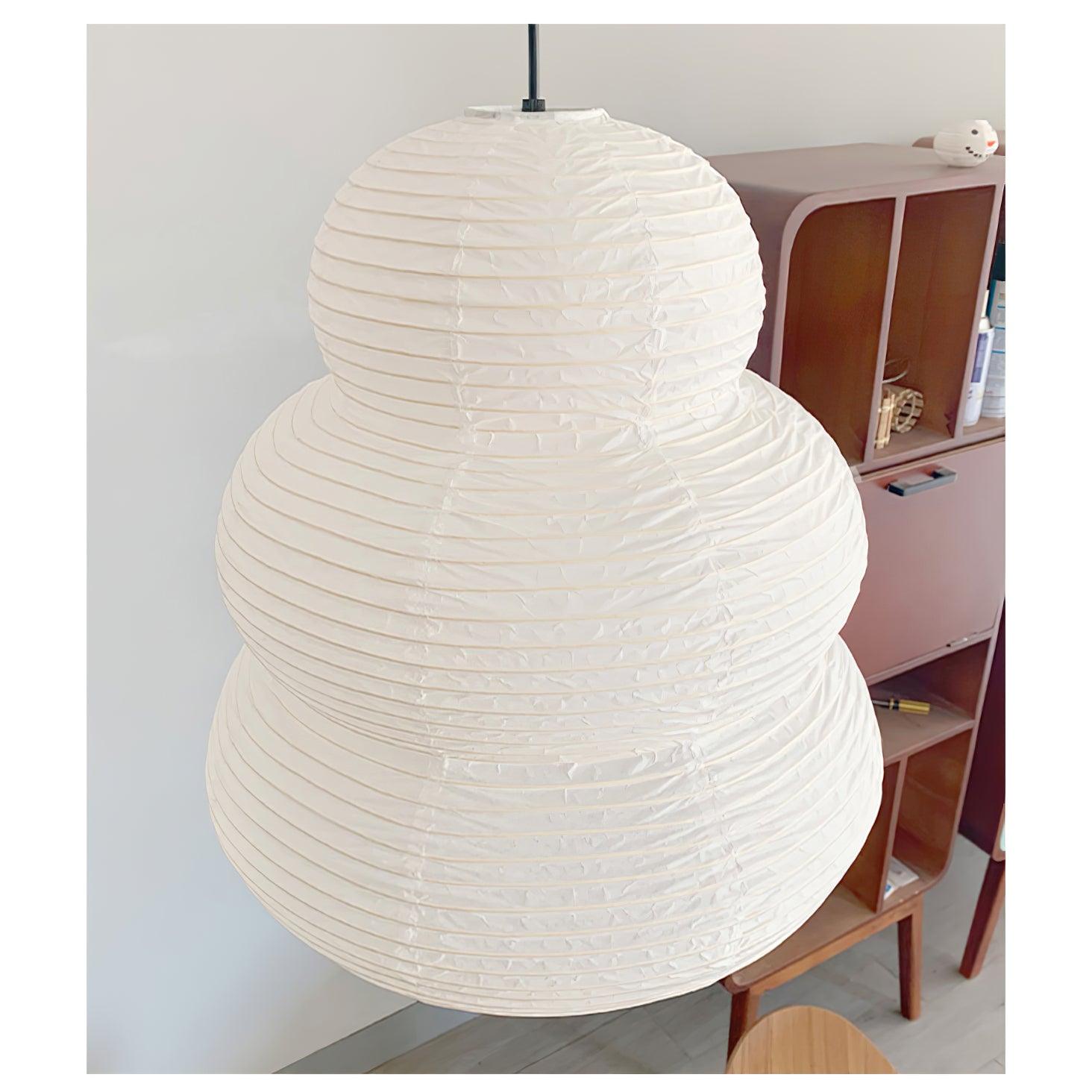 Rice Paper Pendant Lamp - Warm Glow for Living Room & Dining