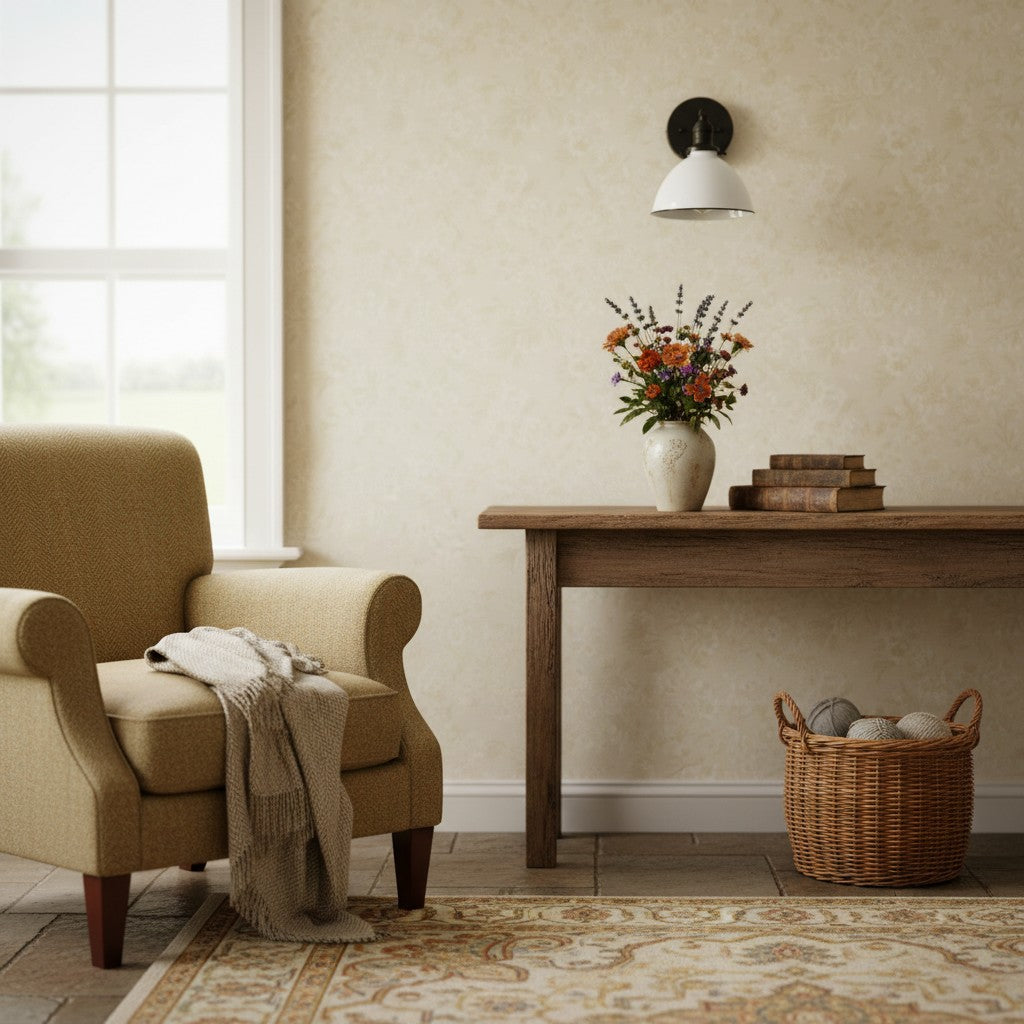 Conique Wandleuchte aus Metall – Weißer Metallschirm – Industrielle moderne Beleuchtung