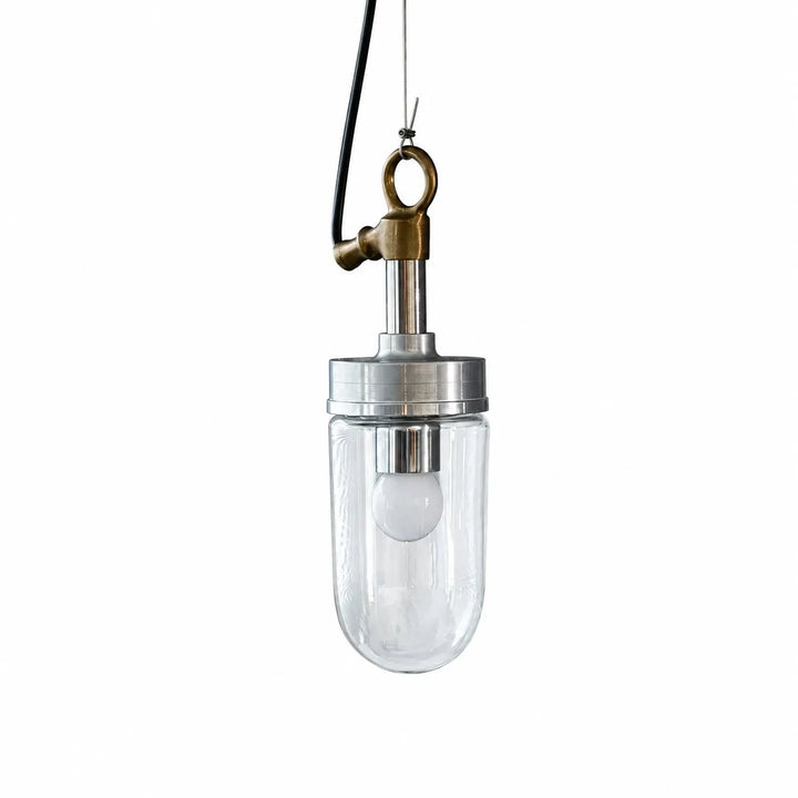 Modern clear glass pendant lamp image 6
