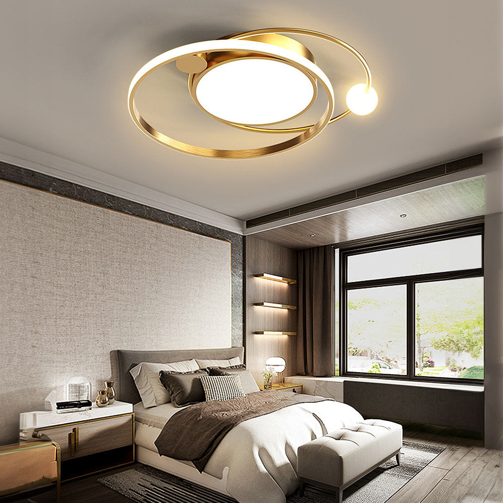 Modern Round LED Ceiling Light – Minimalist Fixture for Living Spaces
