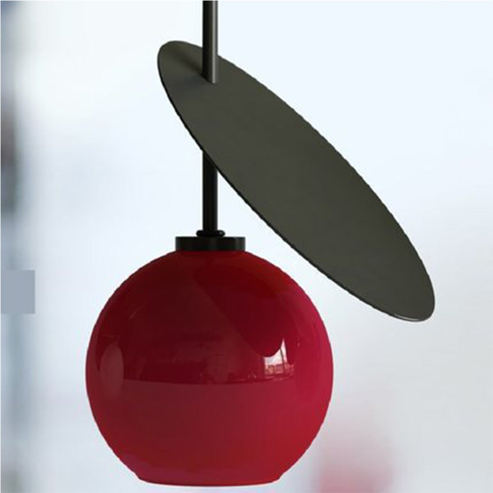 Postmodern Double Pendant Lamp - Cherry Design with Dual Lighting