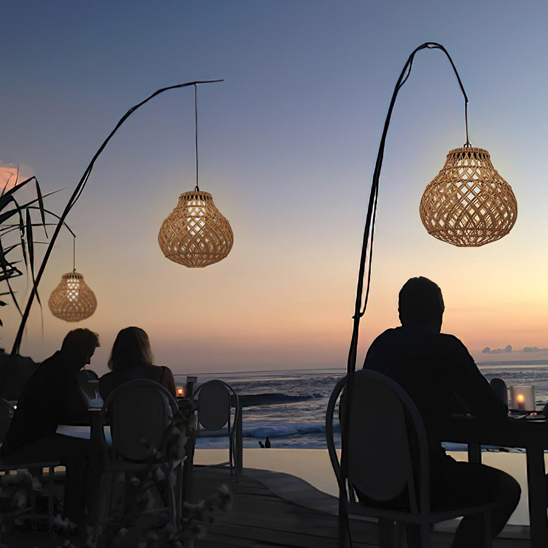 Woven Sphere Lantern Outdoor Lamp - Solar Outdoor Lamp Great