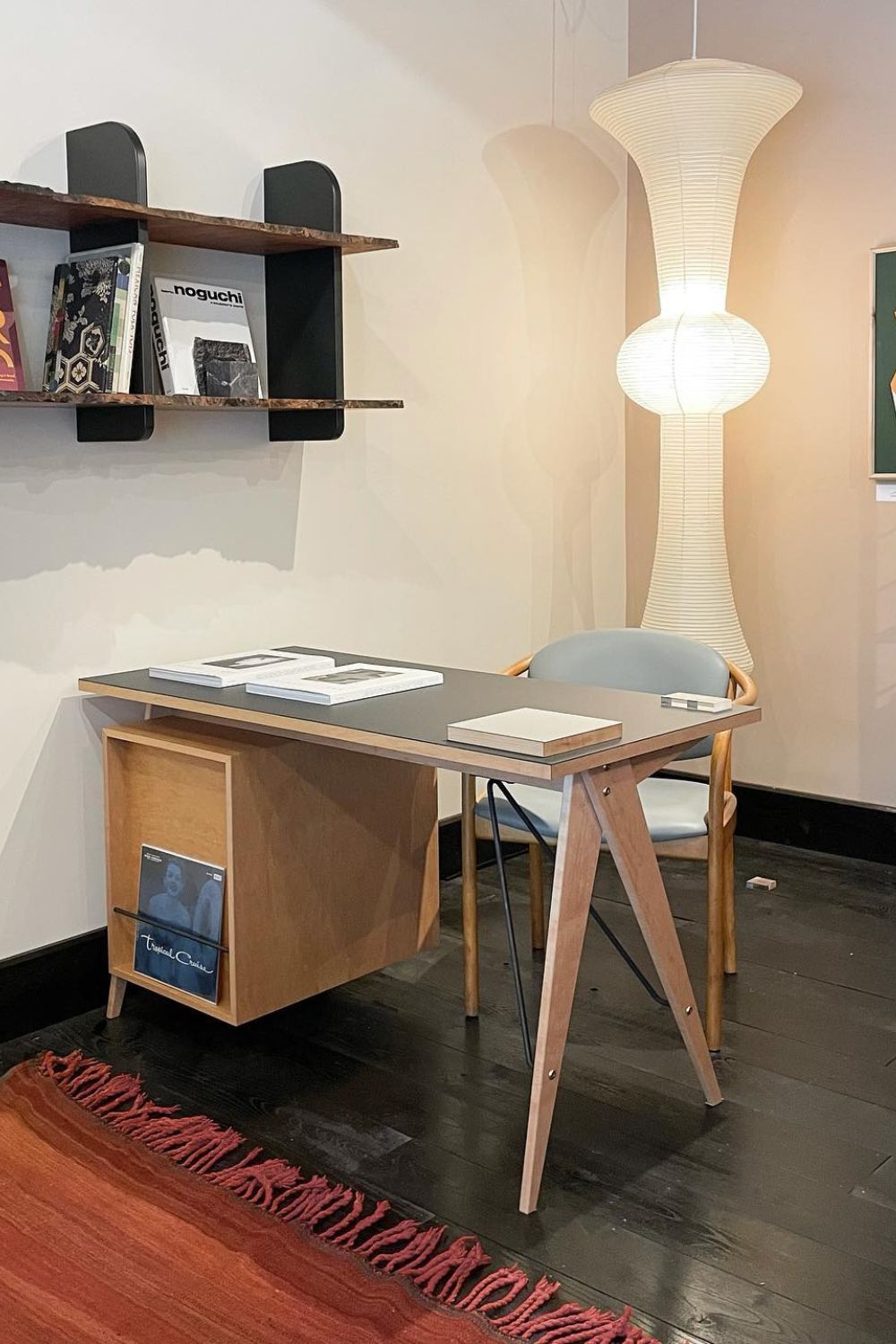 Washi Paper Pendant Swag Light - Japanese Hanging Lamp for Bedroom