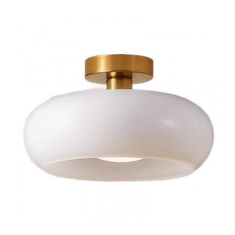 Bauhaus Brass Disc Vintage Ceiling Lamp