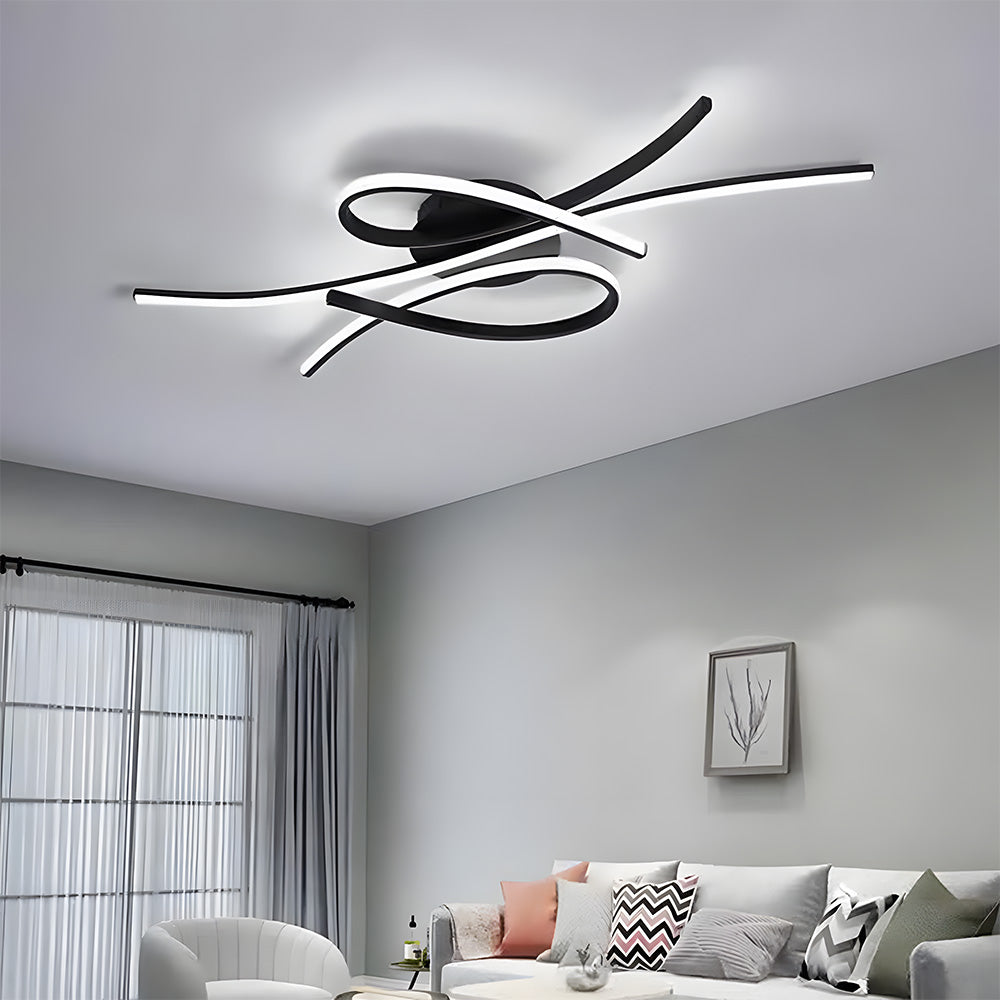 Musical Notes Ceiling Lamp – Unique LED Light for Living Room Décor