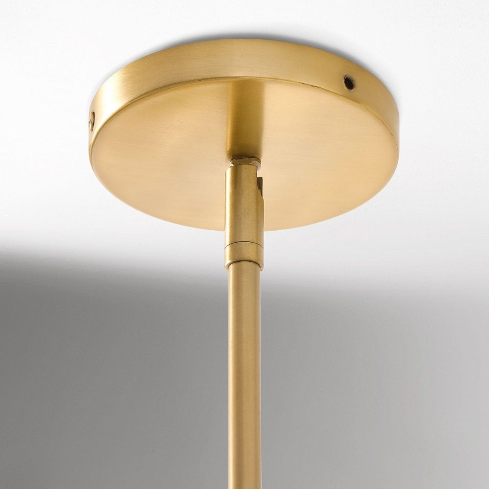 Lutal Bronze Chandelier - Modern Design with Monochromatic Finish