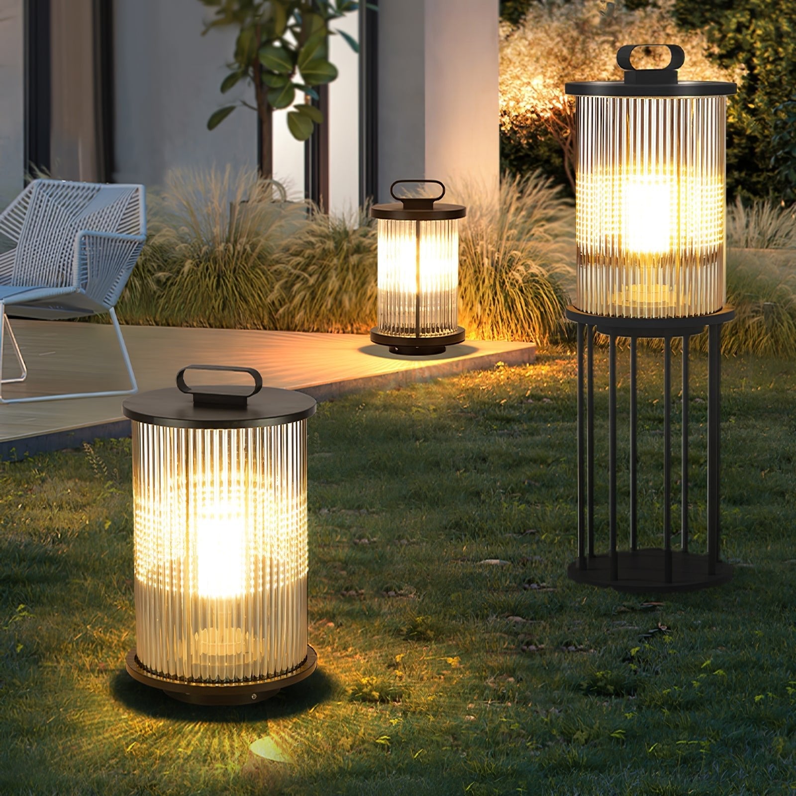 Lantern Garden Outdoor Light - Garden Outdoor Lamp Ideal for Walkways