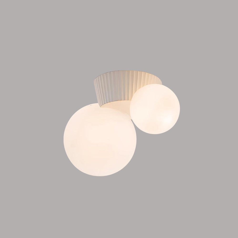 Compact Organic Ceiling Light - Home Fixture for Medium Rooms