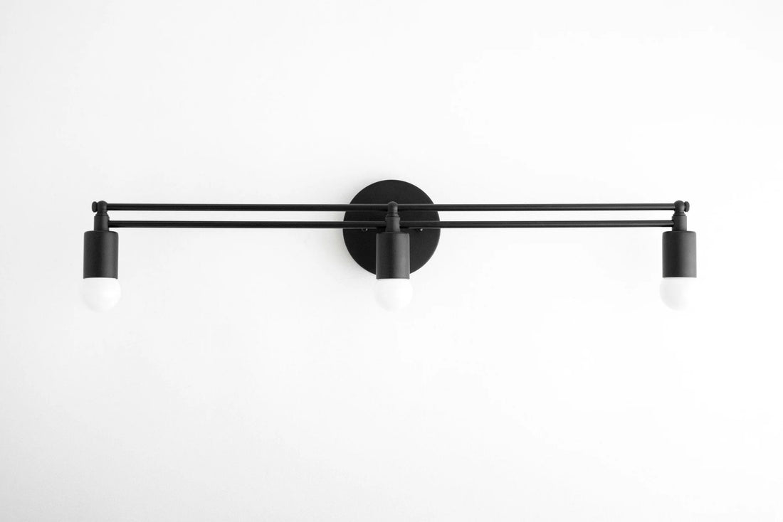 Mobilux Line Modern Vanity Light - Bathroom Wall Fixture in Art Deco Style