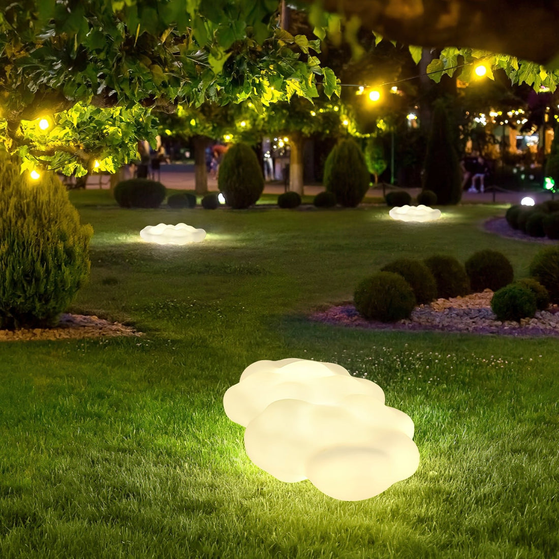 Cloud Outdoor Floor Light - Weatherproof Sleek Patio Garden Lighting