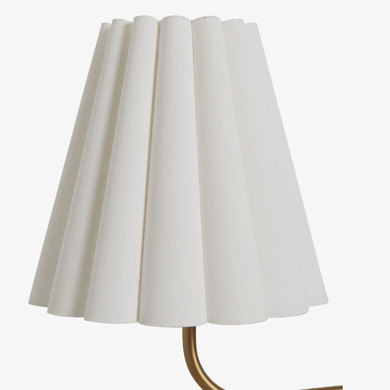 Ruffmeto Ruffled Shade Metal Frame Chandelier for Dining, Entry and Living Room