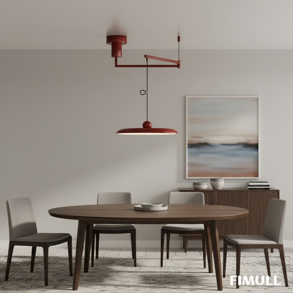 Minimalistische Pendelleuchte mit Schwenkarm – Esszimmer Küche