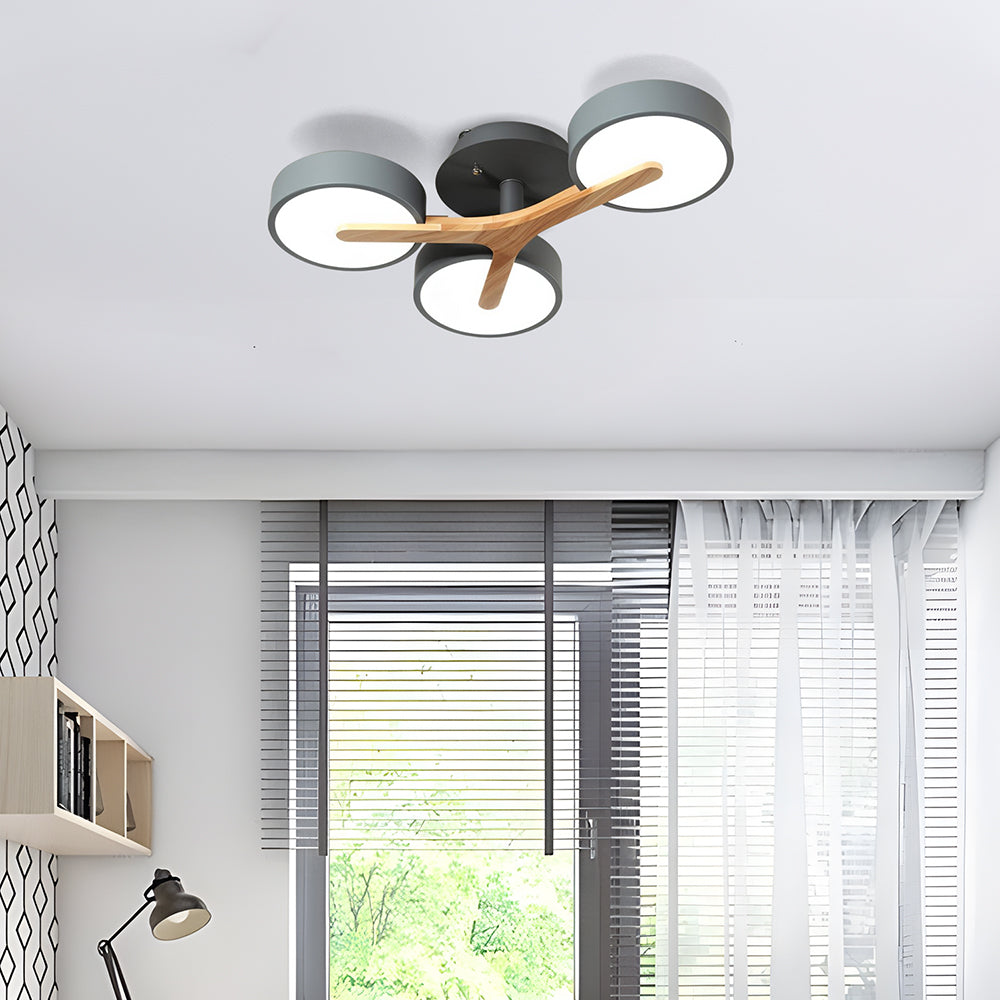 Contemporary Luxurious Ceiling Light - Acrylic Fixture for Living Room
