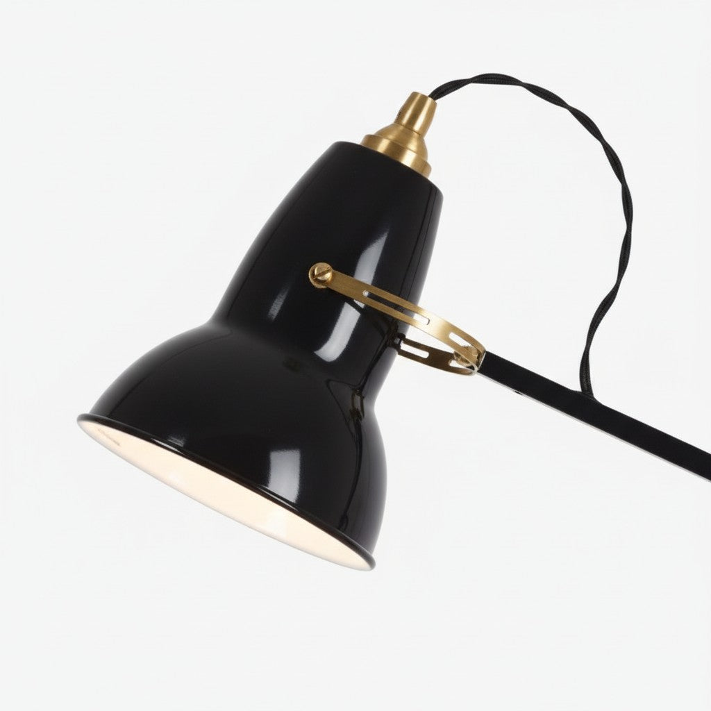 Modryx Adjustable Modern Wall Lamp with Bracket Sleek Aluminium Shade for Living Space