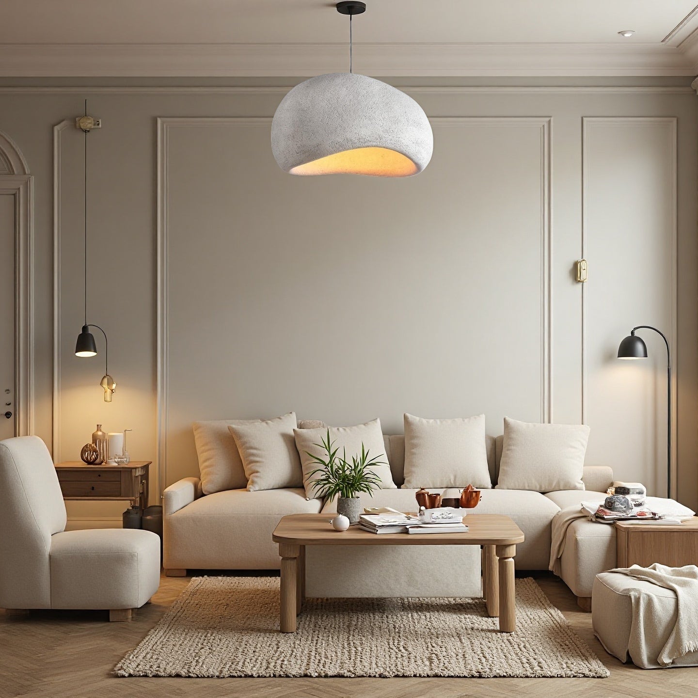 Hollow Khmara Creative Wabi-Sabi Pendant Light