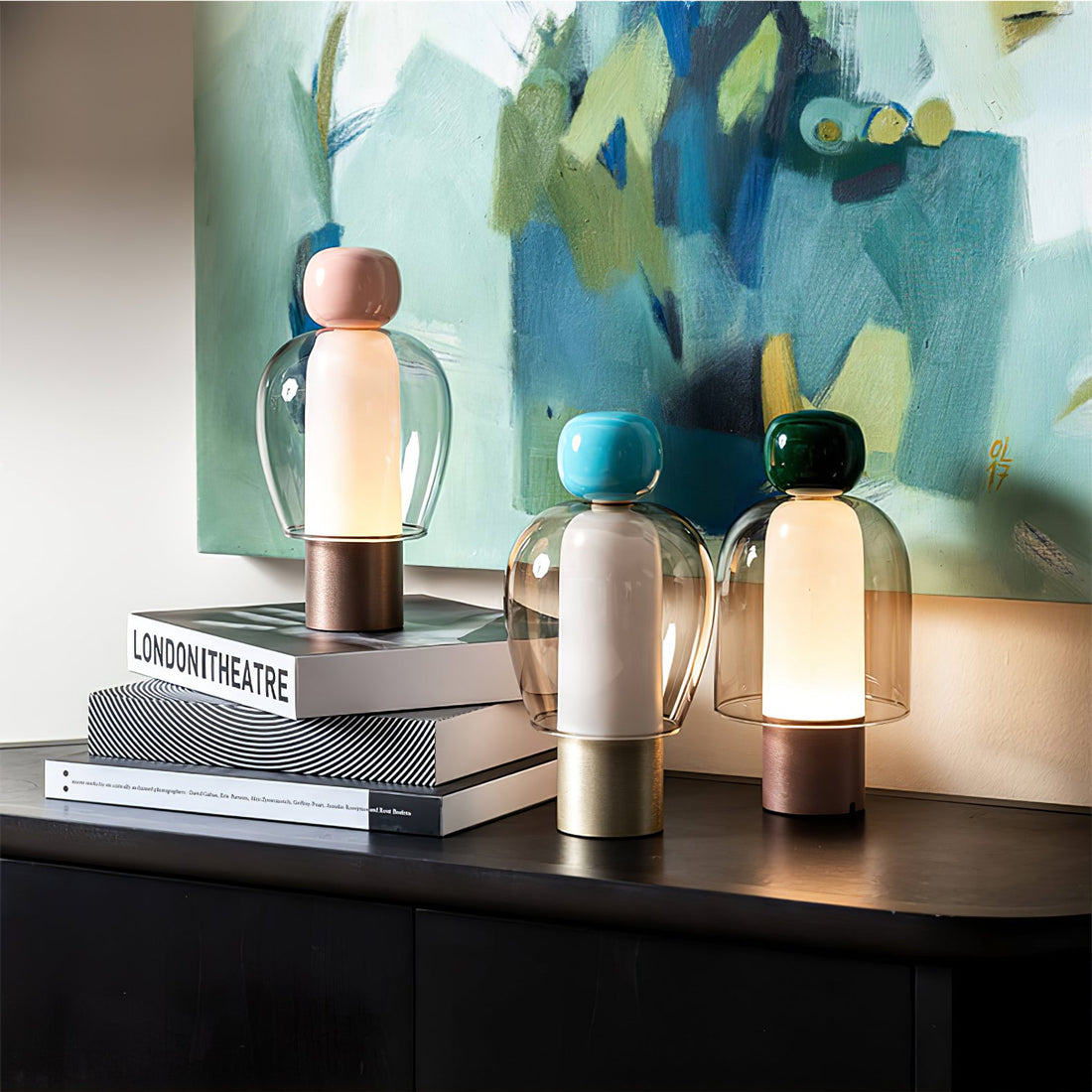 Tischlampe – Tragbare wiederaufladbare Lampe für den Einsatz im Wohnzimmer und Schlafzimmer