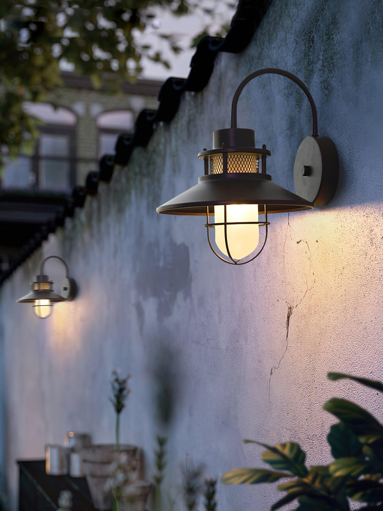 Outdoor Wall Lamp - Industrial Decor Wall Lamp Great for Patio/Porch