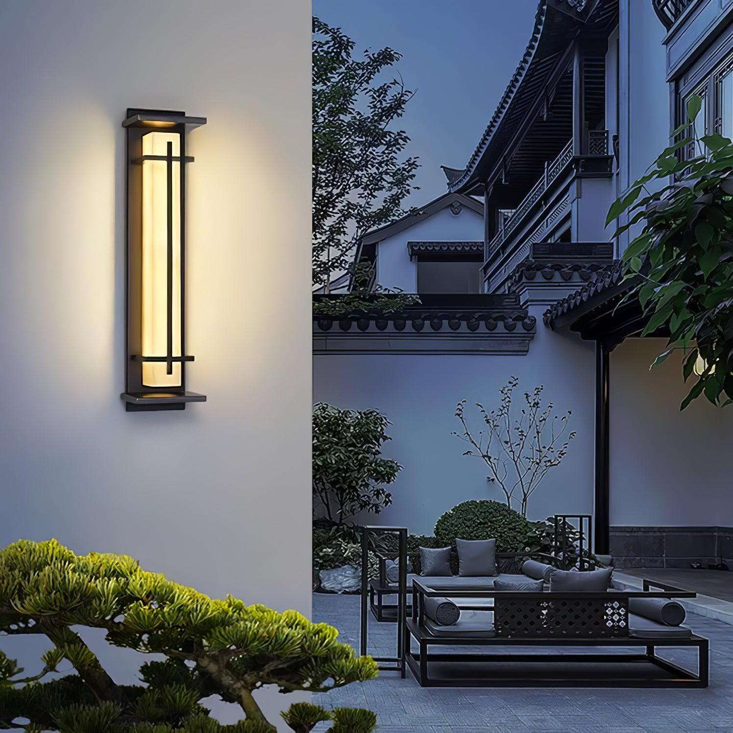 Square Outdoor Wall Light - Waterproof LED Lamp for Garden & Patio