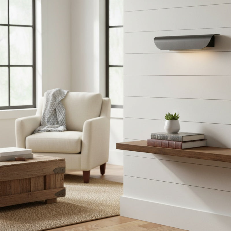 Hidra Modern Metal Wall Sconce – Minimalist Down-Light Sconce for Modern Homes