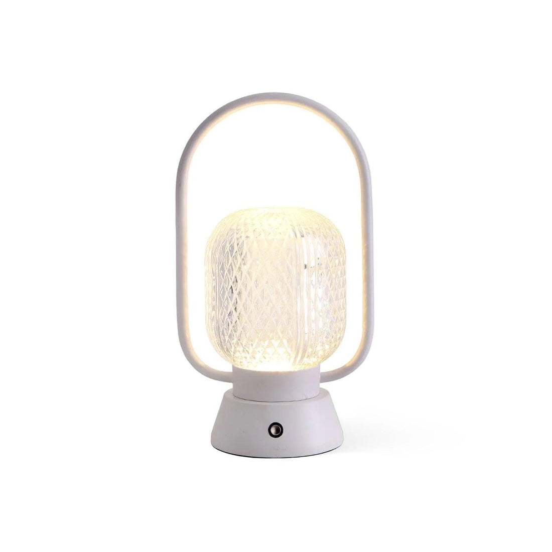 Wiederaufladbare Tischlampe – Tragbares LED-Licht mit Griff für Haus &amp; Garten