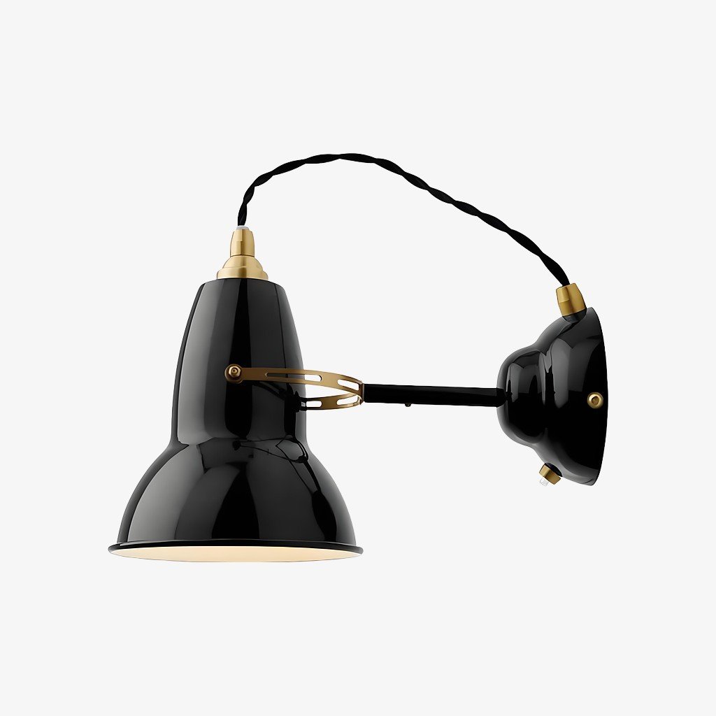 Modryx Industrial Metal Wall Light - Retro-Inspired Adjustable Arm Wall Lamp For Bedside & Reading