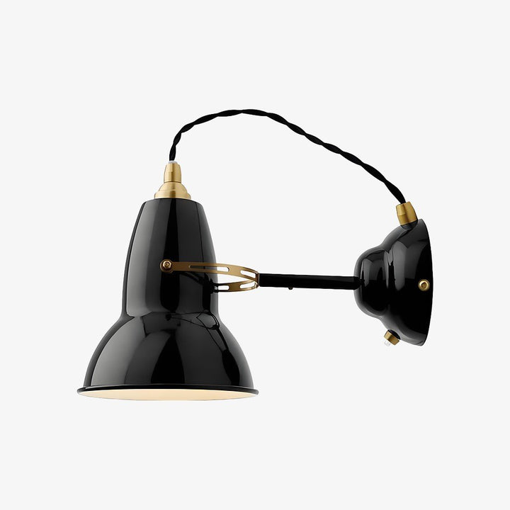 Modryx Industrial Metal Wall Light - Retro-Inspired Adjustable Arm Wall Lamp For Bedside & Reading