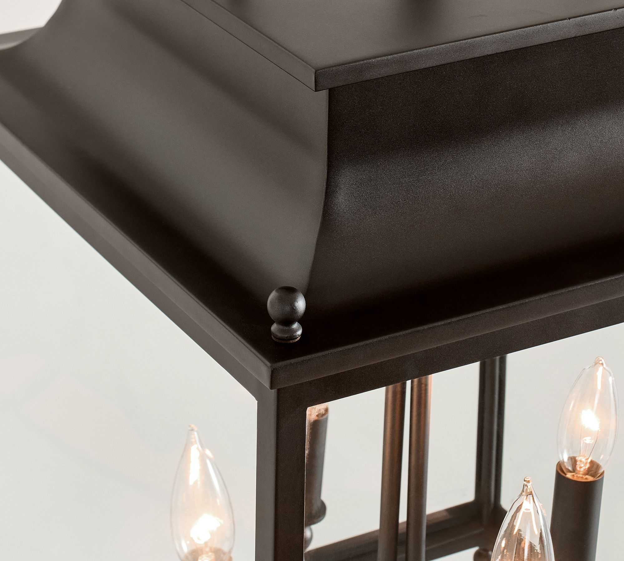 Yolvira Lantern Outdoor Pendant Light - Metal Modern Light for Porch