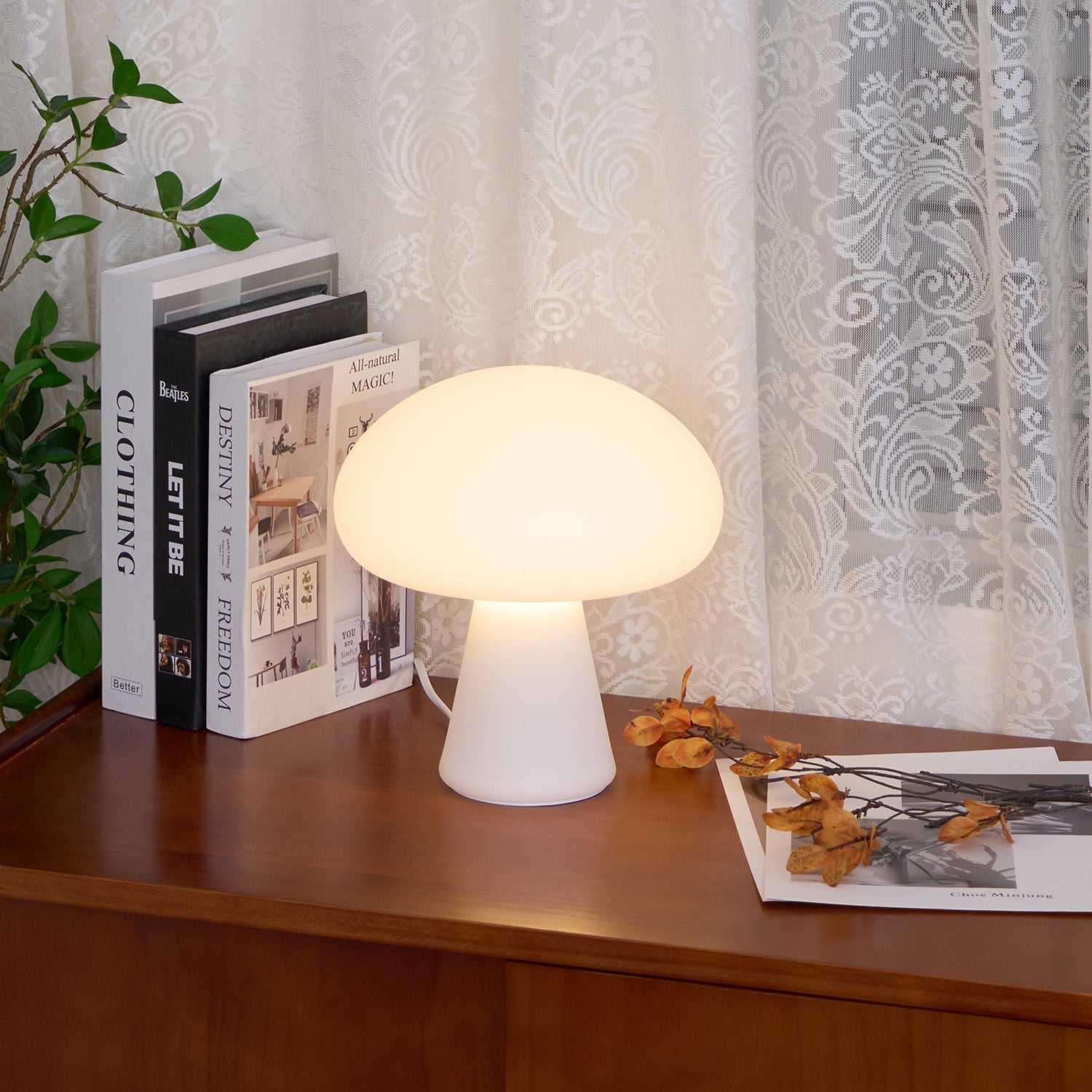 Tragbare Tischleuchte – wiederaufladbare moderne Lampe für Terrasse und Garten