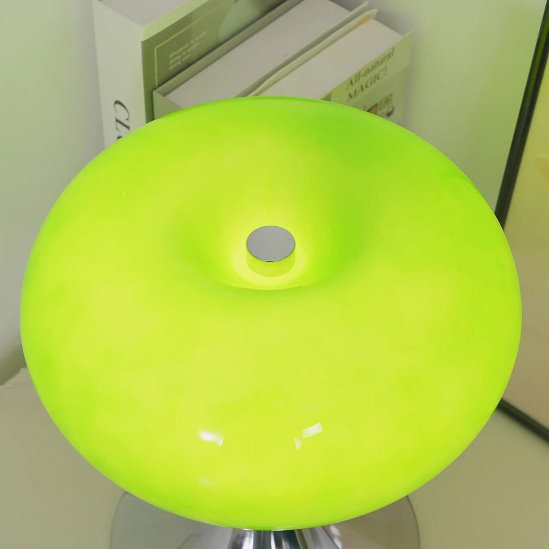 Lollora Rounded Sculptural Lamp - Contemporary Bauhaus Glass Table Light for Bedside