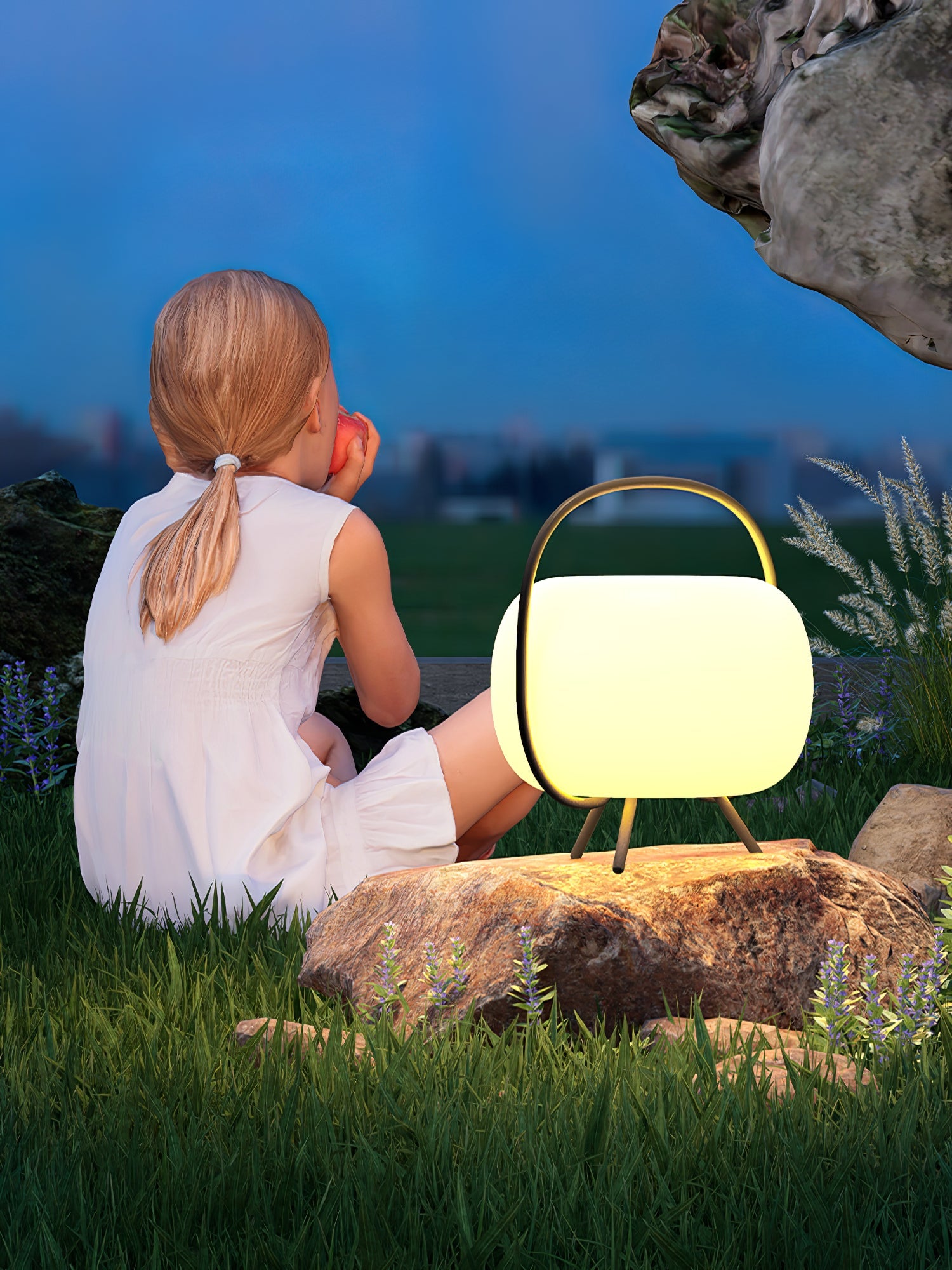 Lantern Outdoor Lamp - Solar Outdoor Lamp Great for Patios