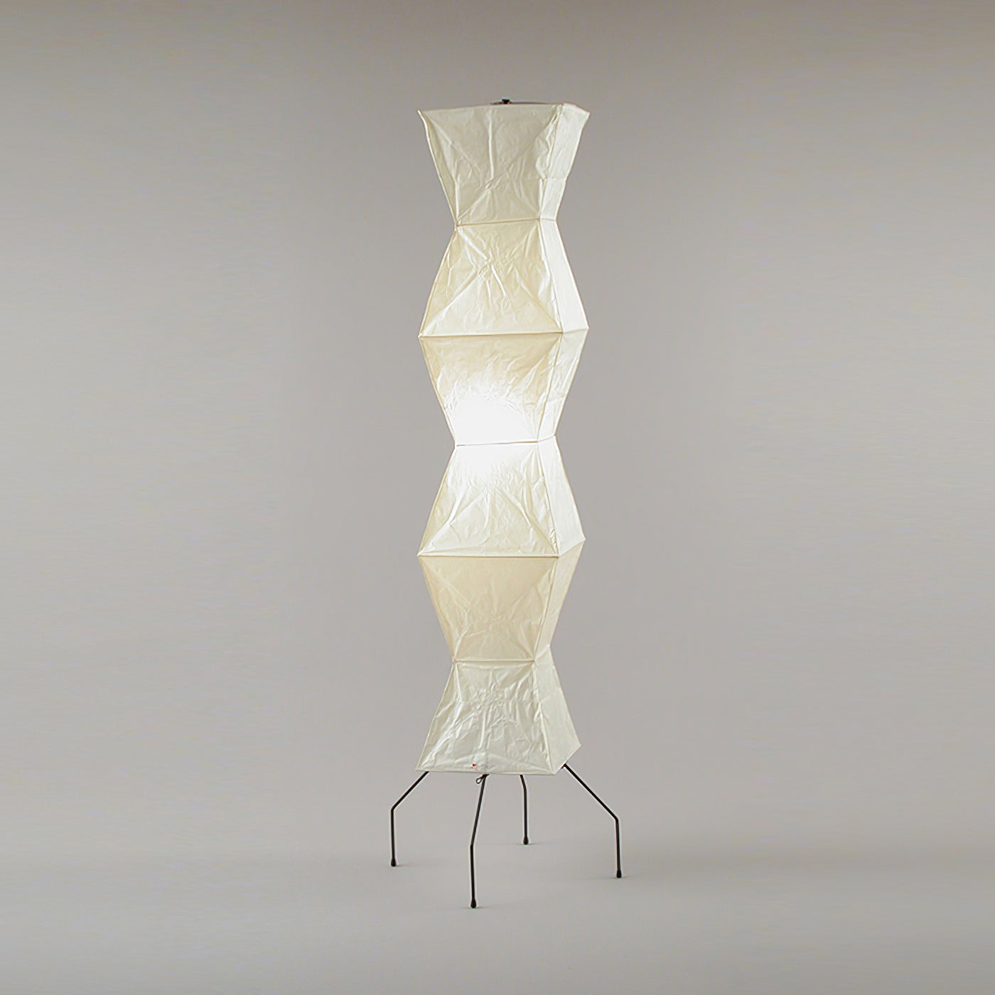 Rice Paper Floor Lamp - Bamboo Frame Soft Light for Living Room