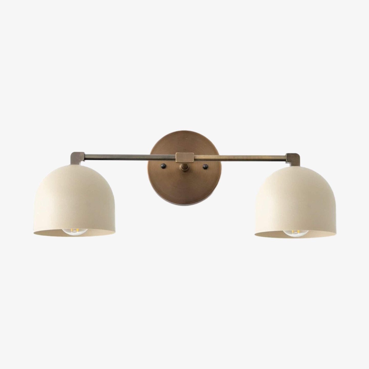 Metio Dome Mid-Century Deep Ball Schminklampe - Messing Wandleuchte