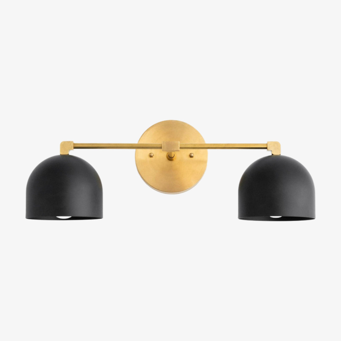 Metio Dome Mid-Century Deep Ball Schminklampe - Messing Wandleuchte