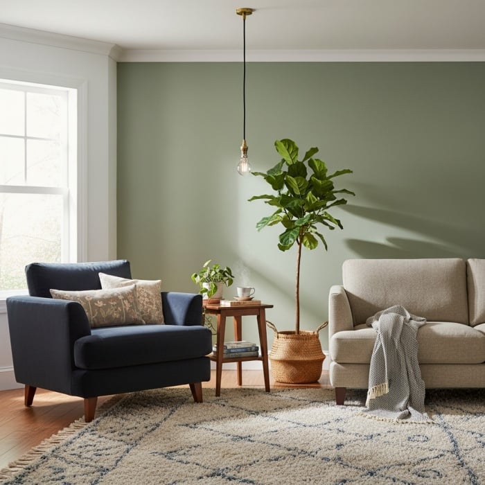 Plaitar Modern Brass Pendant Light - Minimalist Ceiling Fixture with Braided Cord for Hallways