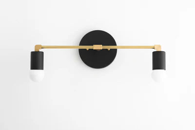Mobilux Line industrial Bathroom Vanity Light - Minimalist Wall Sconce - Elegant Fixture