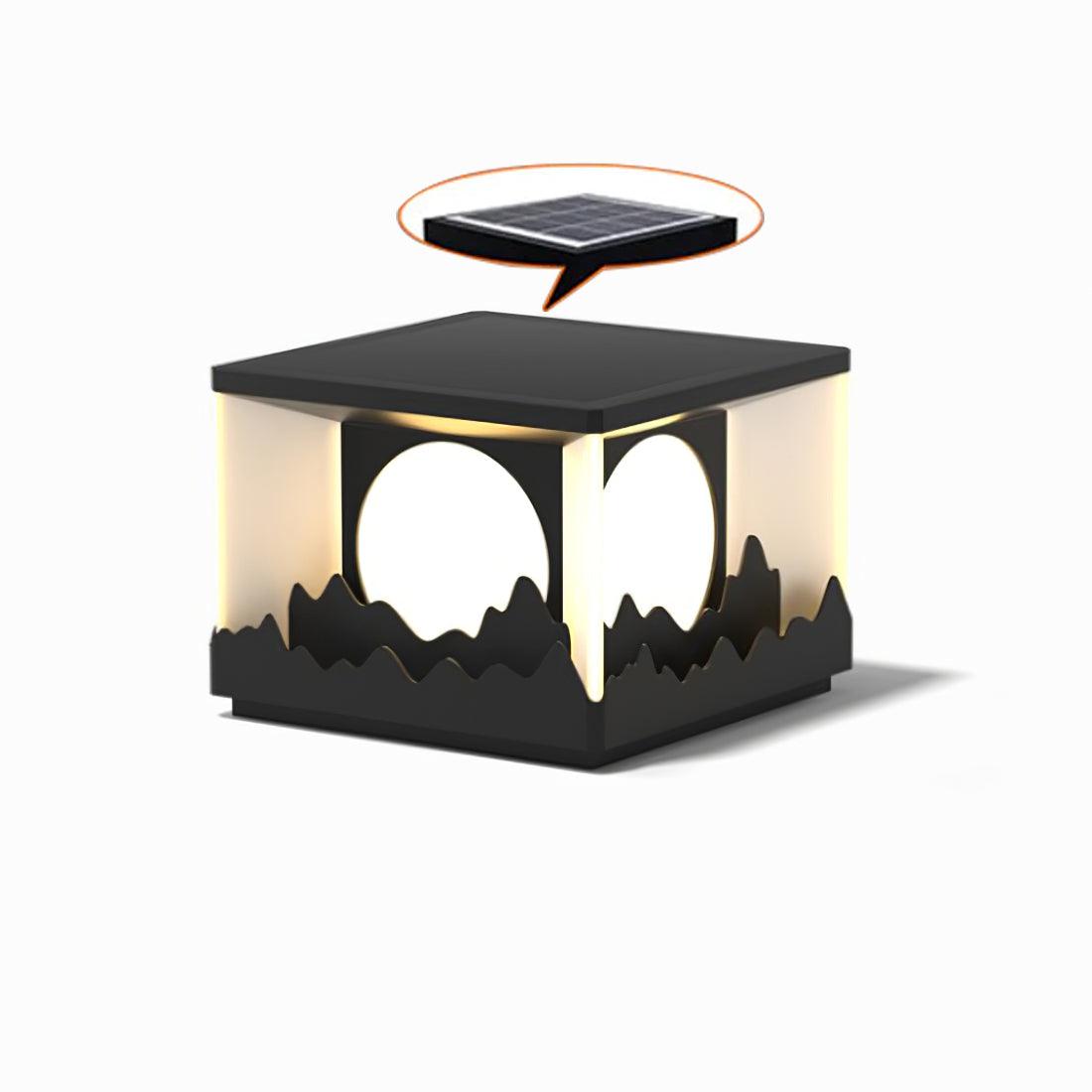 Sunrise Garden Light - Acryl-Edelstahllampe für den Außenbereich